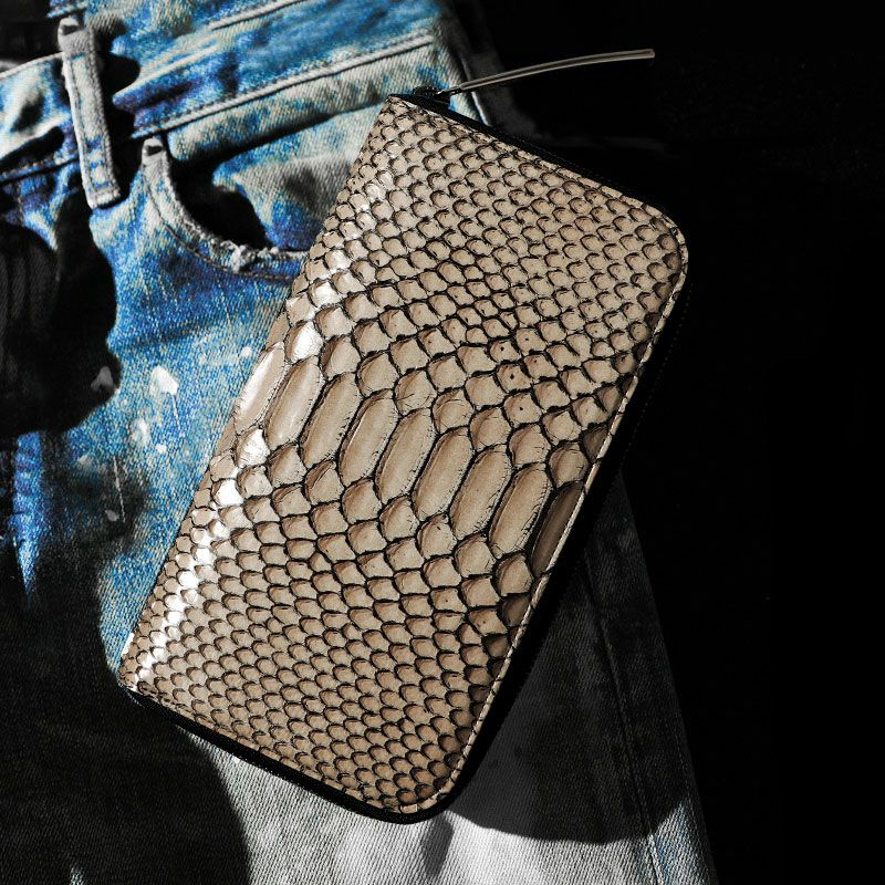 ダイヤモンドパイソン ラウンドビッグ《トゥルティエールグレー》