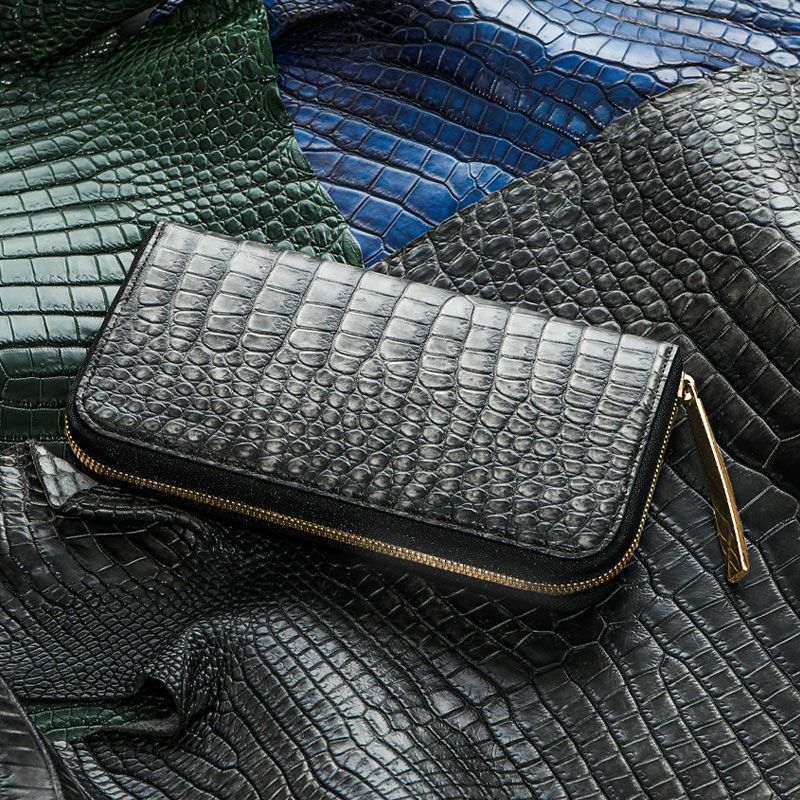 墨染めクロコダイル 財布・長財布一覧 | 創業80年・池田工芸WEB本店