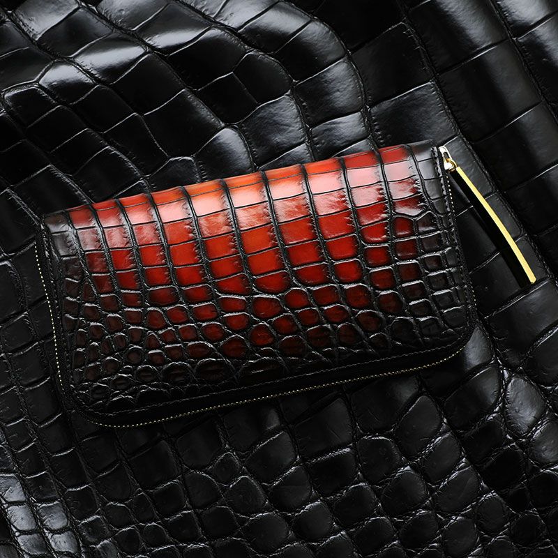 一粒万倍日などの吉日に使い始めたいメンズ向け開運財布は、池田工芸のクロコダイル ラウンド財布 ティラノ