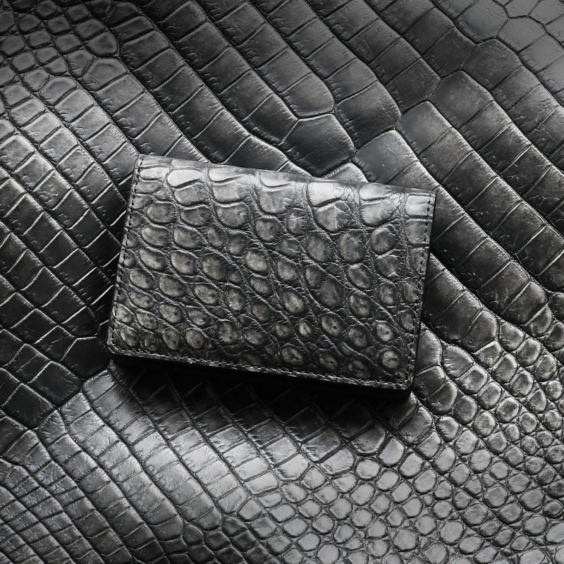 墨染めクロコダイル 財布・長財布一覧 | 創業80年・池田工芸WEB本店