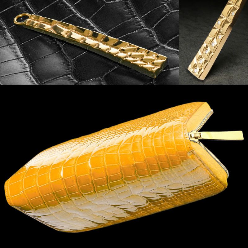 クロコダイルの最高品種「ポロサス」 財布・バッグ作品一覧