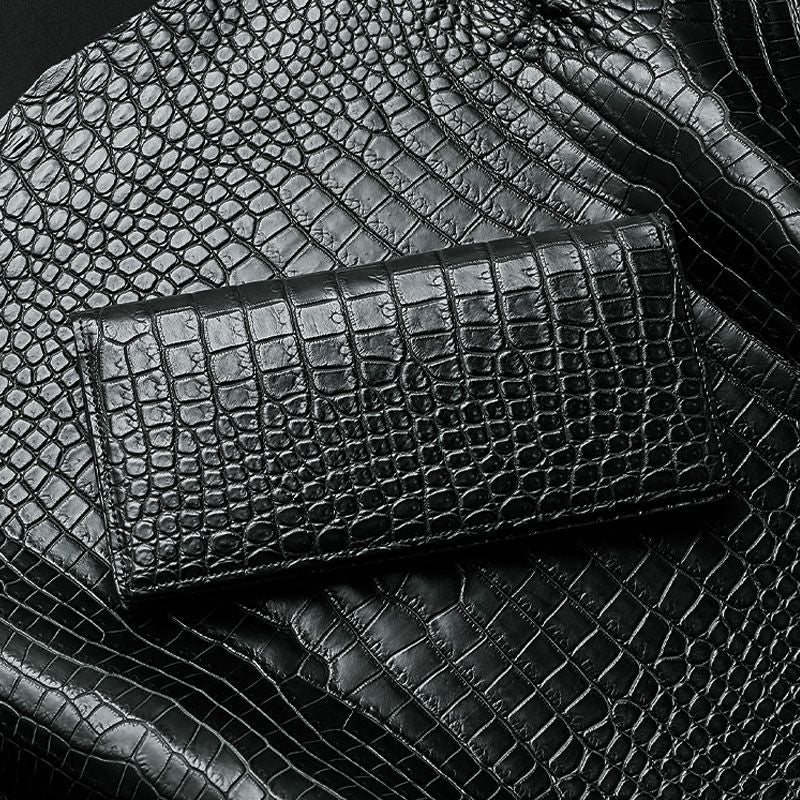 クロコダイルの最高品種「ポロサス」 財布・バッグ作品一覧